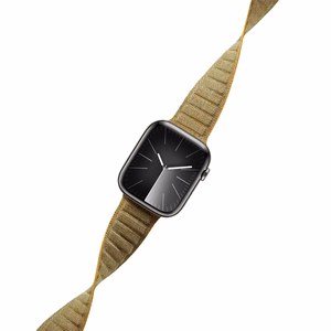 Crong Melange magnetrihm Apple Watch 38 / 40 / 41 / 42 mm kellale, kollane melanž