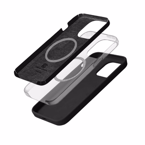 Crong Color Cover Magnetic MagSafe ümbris seadmele iPhone 15 Pro Max, must