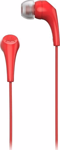 Проводные наушники jack с микрофоном 3,5mm MOTOROLA Ear Buds 2-s красные