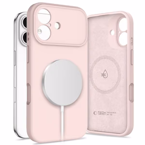 Tech-Protect Silicone MagSafe Ümbris jaoks iPhone 17 - Roosa