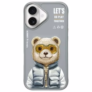 Nimmy Cool&Cute 2.0 Bear Ümbris jaoks iPhone 16 - Hall