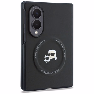 Must Karl Lagerfeld Karl & Choupette Pins MagSafe ümbris Samsung Galaxy Z Fold8 mudelile