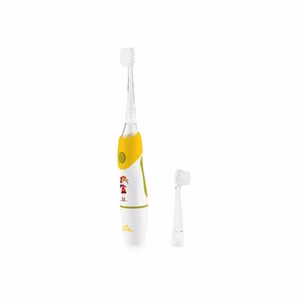 ETA Sonetic ETA071090050 – laste elektriline hambahari, patareitoitega, 2 heads, 1 modes, kollane-valge