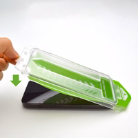 9H Karastatud klaas with mounting frame jaoks iPhone 14 Pro Max Wozinsky Premium Glass - must