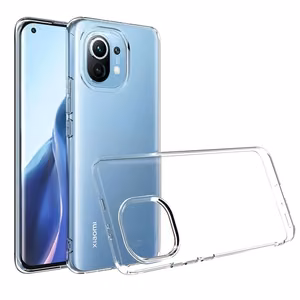 Ümbris Xiaomi Mi 11 LITE 5G / Mi 11 LITE LTE ( 4G ) / Mi 11 LITE NE jaoks, Ultra Slim 0,5 mm tagakaas, läbipaistev