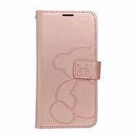 MEZZO Book ümbris jaoks SAMSUNG S25 Edge teddy bear rose kuldne