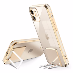 Tel Protect Kickstand Luxury Ümbris jaoks Iphone 13 Pro Kuldne