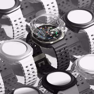 Ringke Slim & Karastatud klaas Ümbris + Glass Set jaoks Samsung Galaxy Watch Ultra 47mm - must