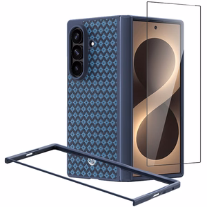Benks Magnetic Armor Grid Pro Grand Combo ümbris (C.K.FL.SA.BE.C051) Samsung Galaxy Z Fold 8 Ultra mudelile, sinine