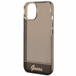 Guess GUHCP14SHGCOK kõva ümbris iPhone 14 6,1" Translucent – must
