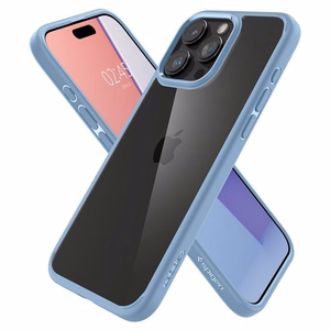 Spigen Crystal Hybrid Ümbris jaoks iPhone 15 Pro Max - Clear sinine