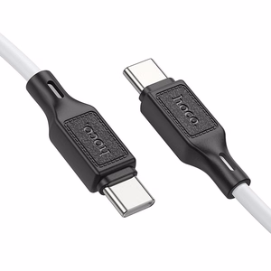 Kaabel USB C to USB C Hoco 3A 60W 1 m X90 valge