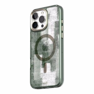 Moshi iGlaze MagSafe ümbris seadmele iPhone 16 Pro, Sunlit Green värvitoonis