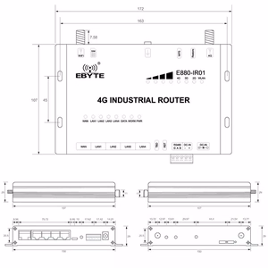 Tööstuslik 4G/LTE mobiilside ruuter