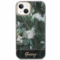 Guess Jungle Collection iPhone 14 Ümbris - roheline