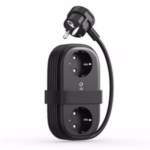 Orico AP3 20W GaN 5in1 Power Strip 2x AC + 2x USB-A + 1x USB-C - Black