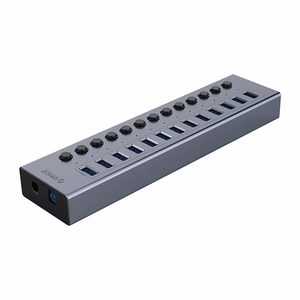 Orico BT2U3-13AB jaotur 13x USB-A 3.0 lülititega hall