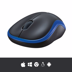 Traadita hiir Logitech 2,4G 1000 dpi M185 sinine