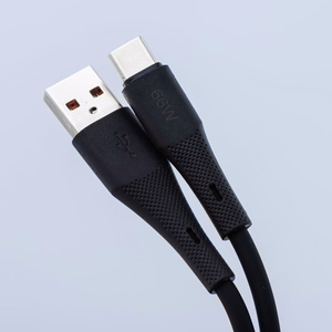 Кабель USB A к USB C Forcell F-Energy QC4.0 3A 66W Silicone 1 м C342 черный