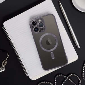 Electro Mag Cover ümbris mudelile iPhone 17 Pro / 18 Pro, MagSafe'iga ühilduv – must