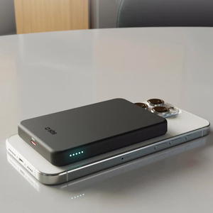 SBS Mag Power Qi2 5000 mAh energiapank, mis ühildub MagSafe'iga - must