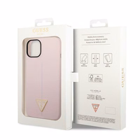Guess Silicone Triangle Ümbris jaoks iPhone 14 6.1" - lilla
