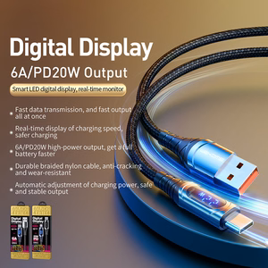 WEKOME WDC-167 Sakin Series USB-C–Lightning laadimis- ja andmekaabel, 1 m, PD 20 W, Tarnish värvitoonis