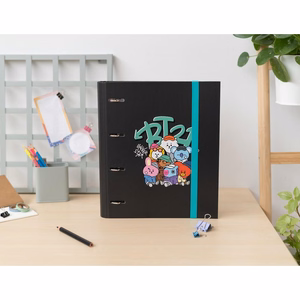 BT21 Street Mood A4 kaust 4 rõnga ja kummipaelaga