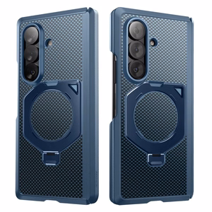 Supcase UB Aero MagSafe 2-osaline ümbrise ja privaatsusfiltriga ekraanikaitse komplekt Samsung Galaxy Z Fold 8 Ultra jaoks – tumesinine