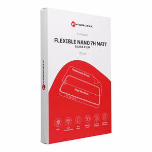 Hübriid nano klaaskile lõikamismasinale Forcell F-Protect Flexible NANO 7H MATT 196 x 125 mm 25 tk