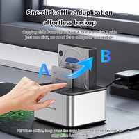 Kahepoolne dokkimisjaam, 2,5"/3,5" SSD/HDD, USB-B