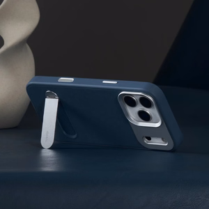 Moshi Kameleon MagSafe ümbris seadmele iPhone 17 Pro, tugijala funktsiooniga, Midnight Gray värvitoonis