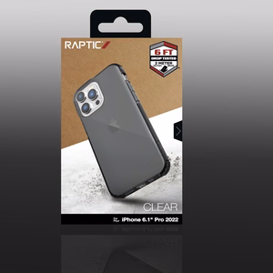 Raptic X-Doria Clear Case iPhone 14 Pro soomustatud kate hall