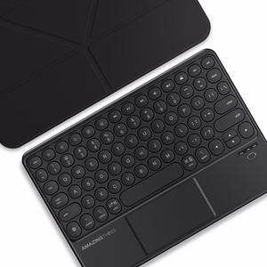 AmazingThing Minimal Case Keylite Combo klaviatuuriümbris iPad 11" 2025 jaoks - must