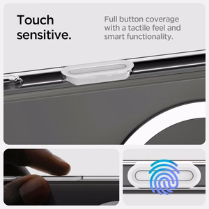Spigen Чехол Ultra Hybrid "T" Mag совместимый с MagSafe для iPhone 16 Pro белый