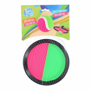 Eddy Toys Super Grip 2-osaline püüdmisumängu komplekt takjakinnitusega püüdmisplaadiga