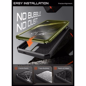 Supcase Unicorn Beetle Pro Mag MagSafe 2-komplektne ümbris Samsung Galaxy S26 Ultra jaoks - roheline ja must