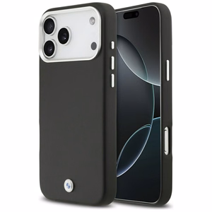 BMW Sign Full Wrapped Metal MagSafe Ümbris jaoks iPhone 17 Pro Max - must