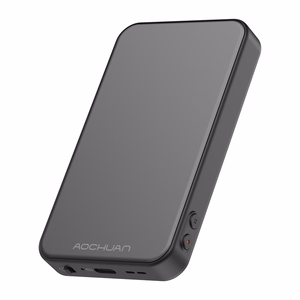 AOCHUAN S3 stabilisaator lisaekraaniga (must)