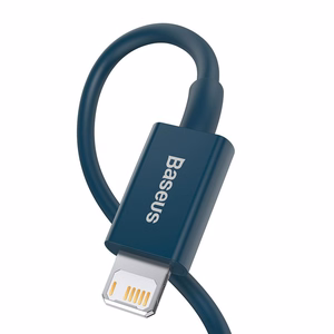 Baseus cable Superior USB - Lightning 1,0 m 2,4A sinine