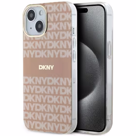 DKNY IML Mono & Stripe MagSafe ümbris jaoks iPhone 15 / 14 / 13 - roosa