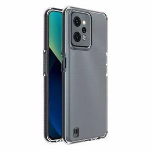 Spring Case ümbris Realme C31 silikoonist kate koos raamiga must