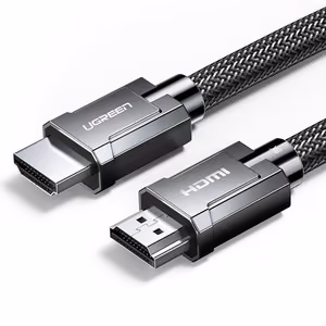 Ugreen HDMI 2.1 kaabel 8K 60 Hz / 4K 120 Hz 3D 48 Gbps HDR VRR QMS ALLM eARC QFT 2 m hall (HD135 70321)