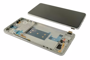 LCD screen Xiaomi 11T Pro 5G koos touch screen koos frame Moonlight Valge/Hõbedane original (service pack)