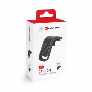 Car phone hoidja Forcell F-Grip Carbon B060 air vent must