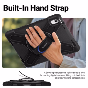 Crong Defender Plus – Rugged case for Xiaomi Pad 8 / 8 Pro / Pad 7 / 7 Pro 11.2" (Black)