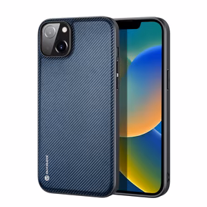 Dux Ducis Fino ümbris iPhone 14 Plus sinisest nailonist