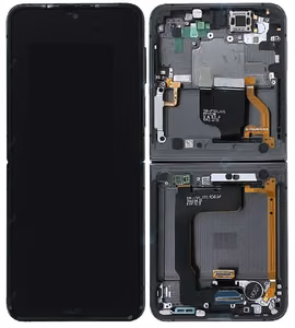 LCD screen Samsung F721 Z Flip4 5G with touch screen with frame (Inner) Graphite  original (service pack)