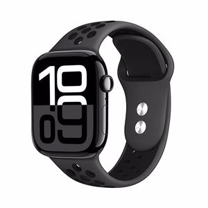 Crong Duo Sport rihm Apple Watch 44 / 45 / 46 / 49 mm kellale, hall ja must