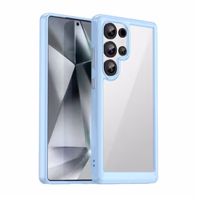 Outer Space Ümbris with Gel Frame jaoks Samsung Galaxy S25 Ultra - sinine